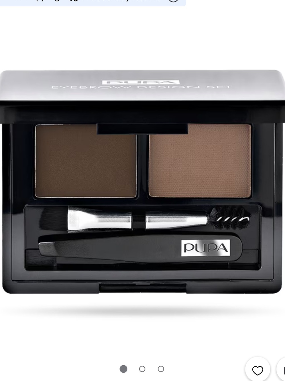 PUPA
Milano Eyebrow Design Set, Eyebrow Kit, 002 Brown, 0.039OZ store display